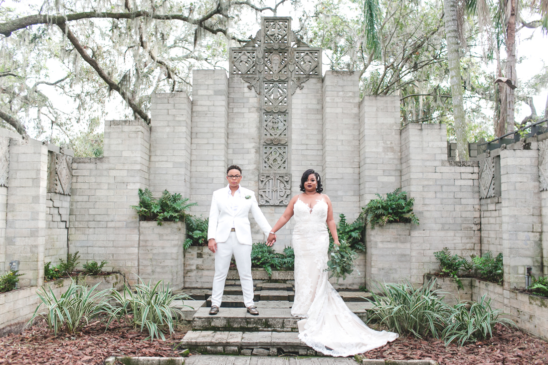 Carla and Lavonda tie the knot at the Maitland Art & History Museums
